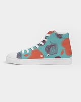 Blue Pomegranate Men's Hightop Canvas Shoe