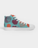 Blue Pomegranate Men's Hightop Canvas Shoe