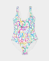 Trippy Hebrew Women's One-Piece Swimsuit