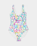 Trippy Hebrew Women's One-Piece Swimsuit