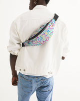 Trippy Hebrew Crossbody Sling Bag