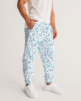 Blue on Blue Hebrew Letter Men's Track Pants