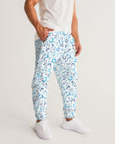 Blue on Blue Hebrew Letter Men's Track Pants