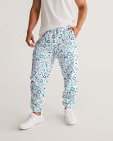 Blue on Blue Hebrew Letter Men's Track Pants