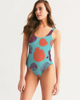 Blue Pomegranate Women's One-Piece Swimsuit