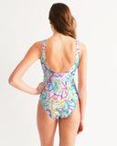 Trippy Hebrew Women's One-Piece Swimsuit